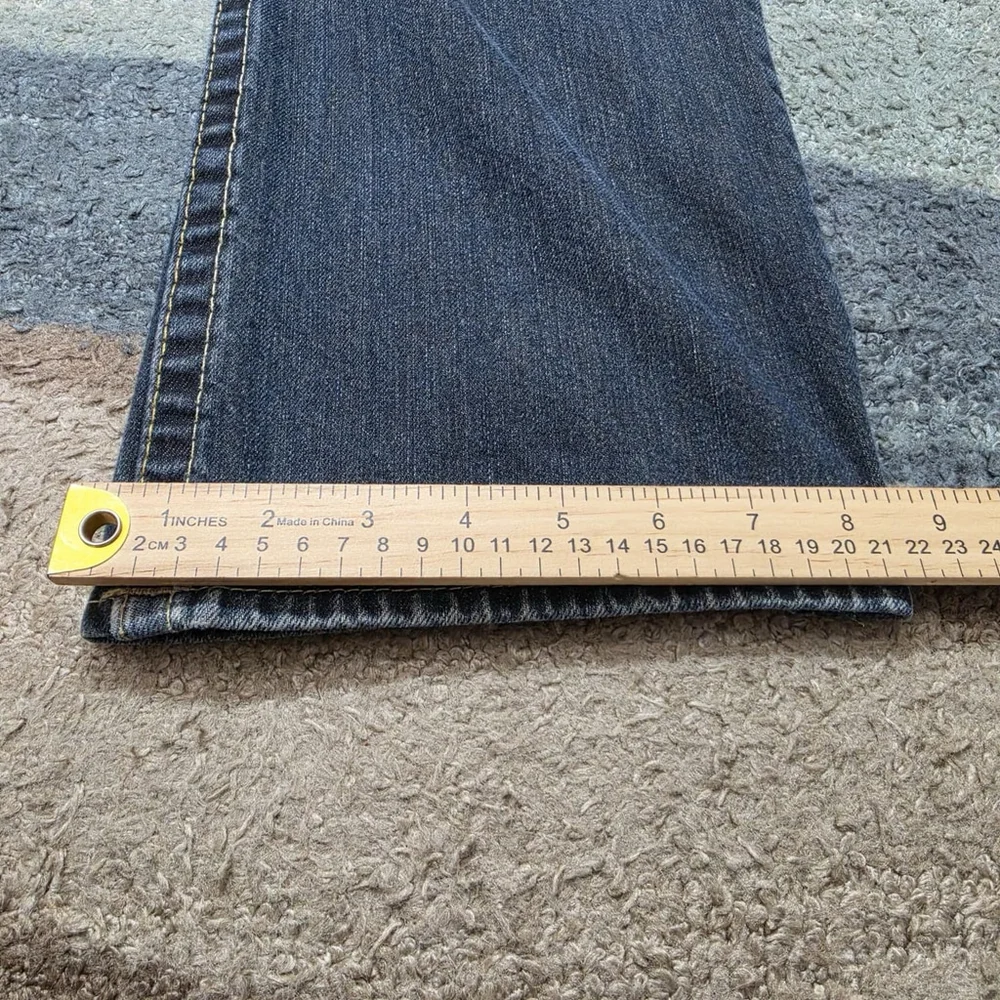 True Religion Ricky Straight Jeans Mens 32 Made in USA Flap Pocket Denim